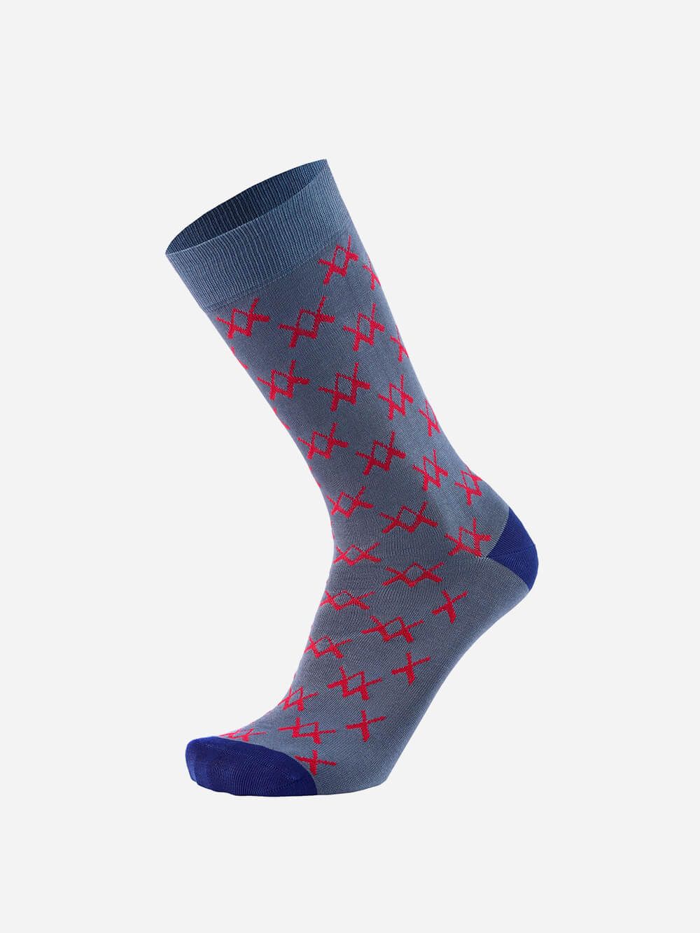 WM Log Grey Socks | Westmister