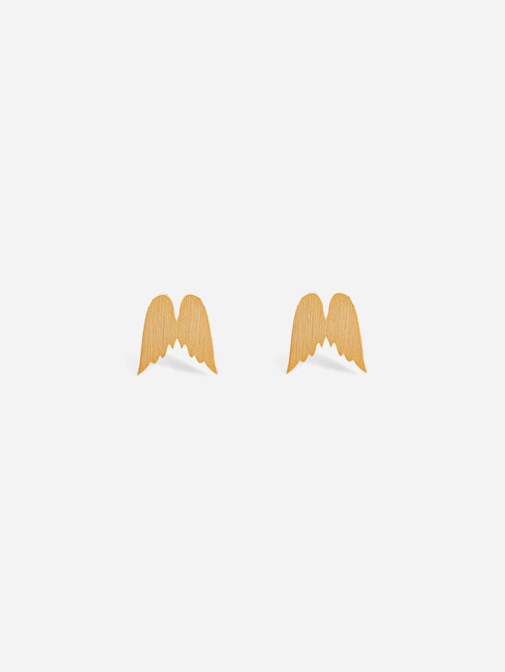 Golden Earrings Wings | Coquine Jewelry