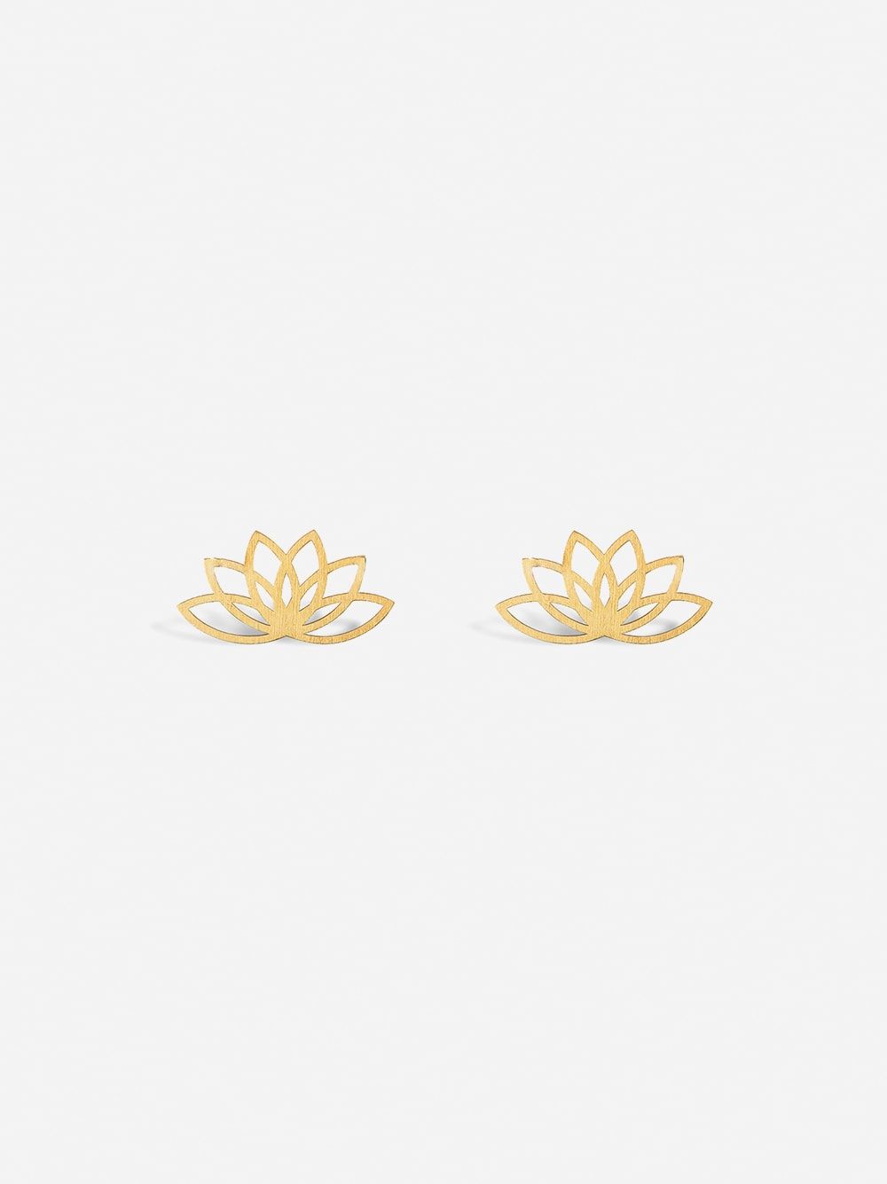 Golden Earrings Boho Lotus | Coquine Jewelry