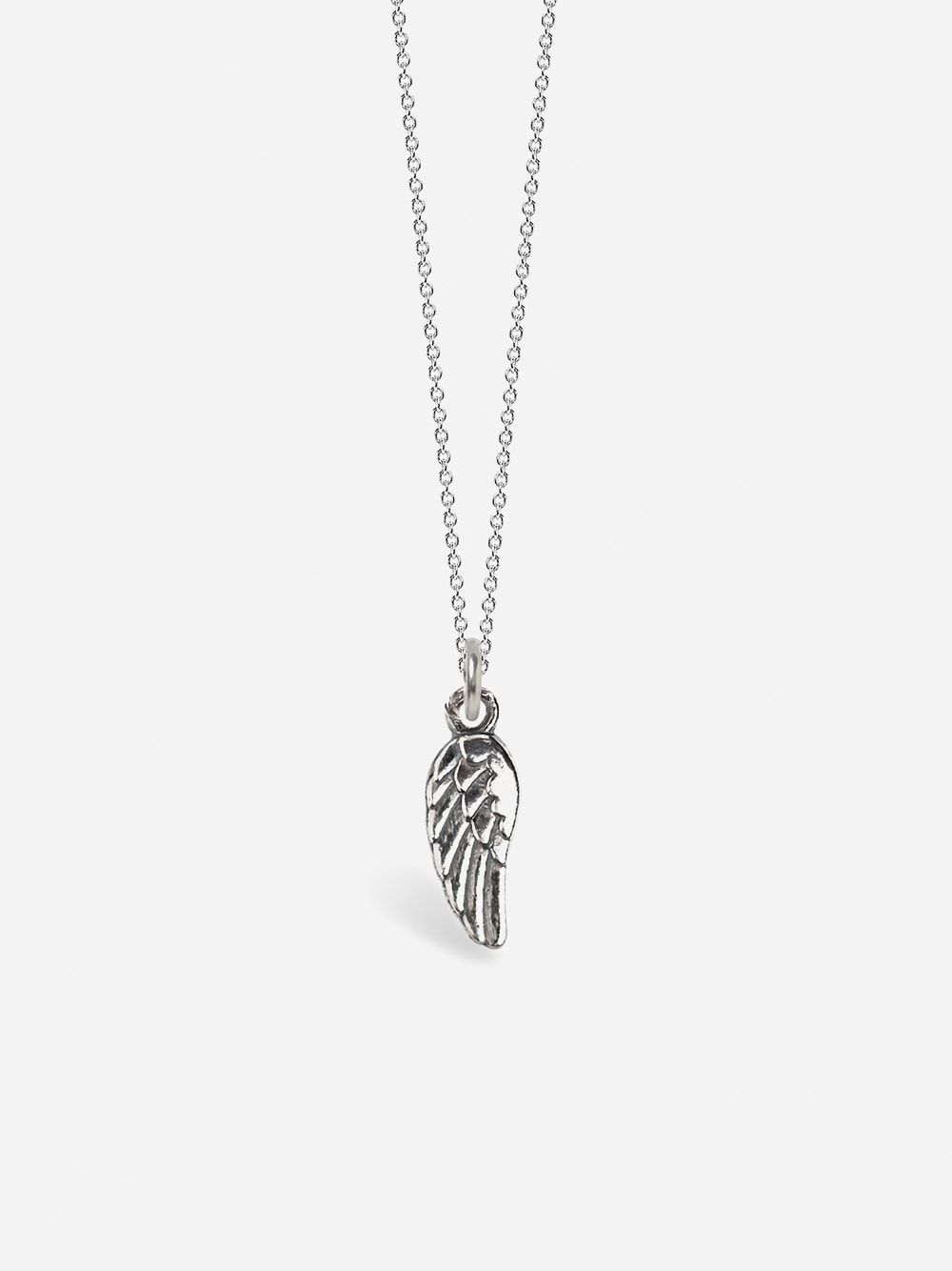 Silver Necklace Boho Wing | Coquine Jewelry