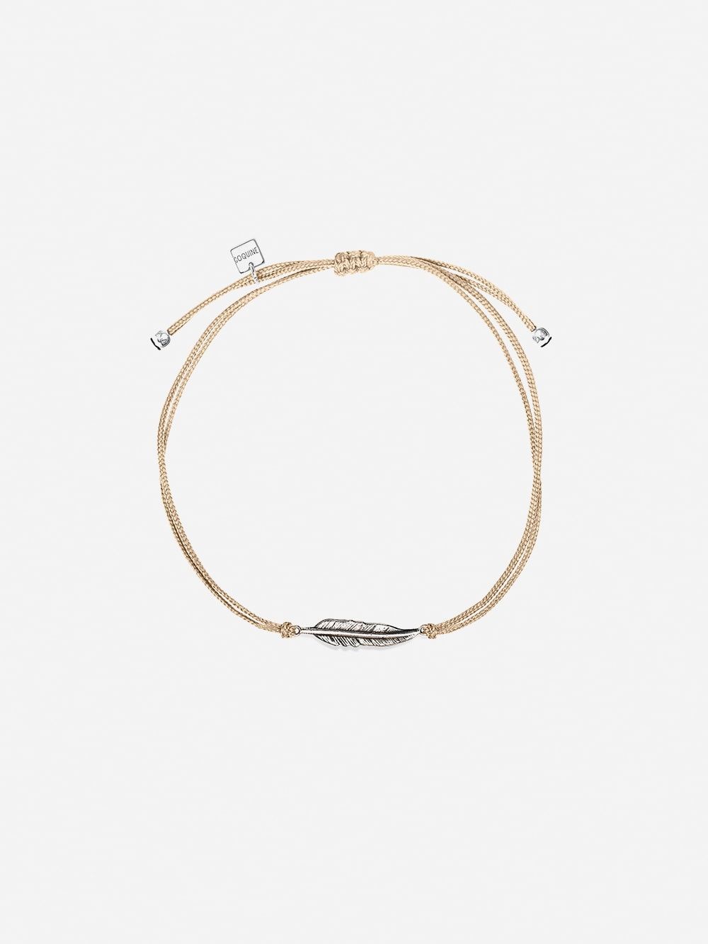 Silver Bracelet Boho Feather | Coquine Jewelry