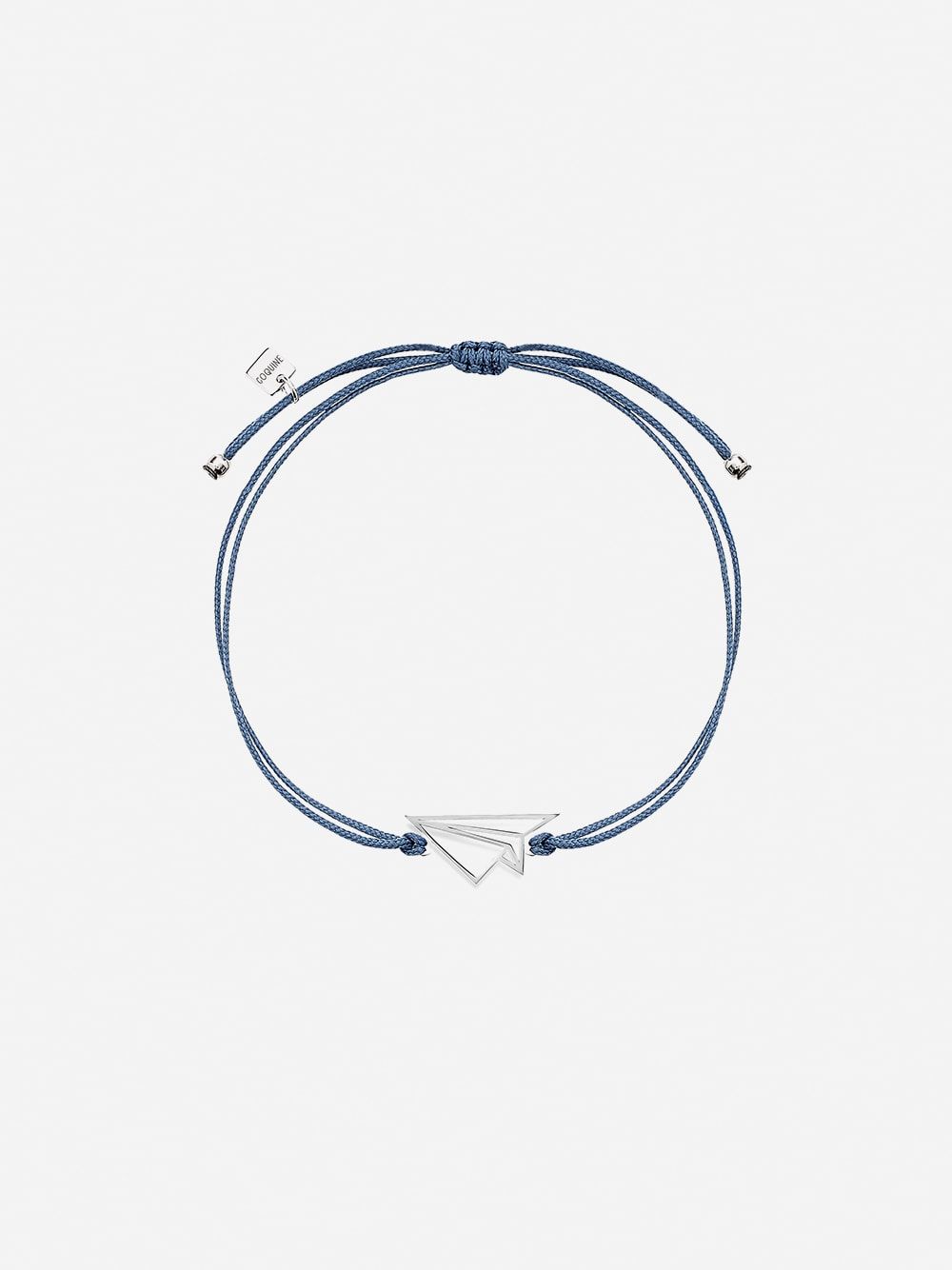 Silver Bracelet Origami Airplane | Coquine Jewelry