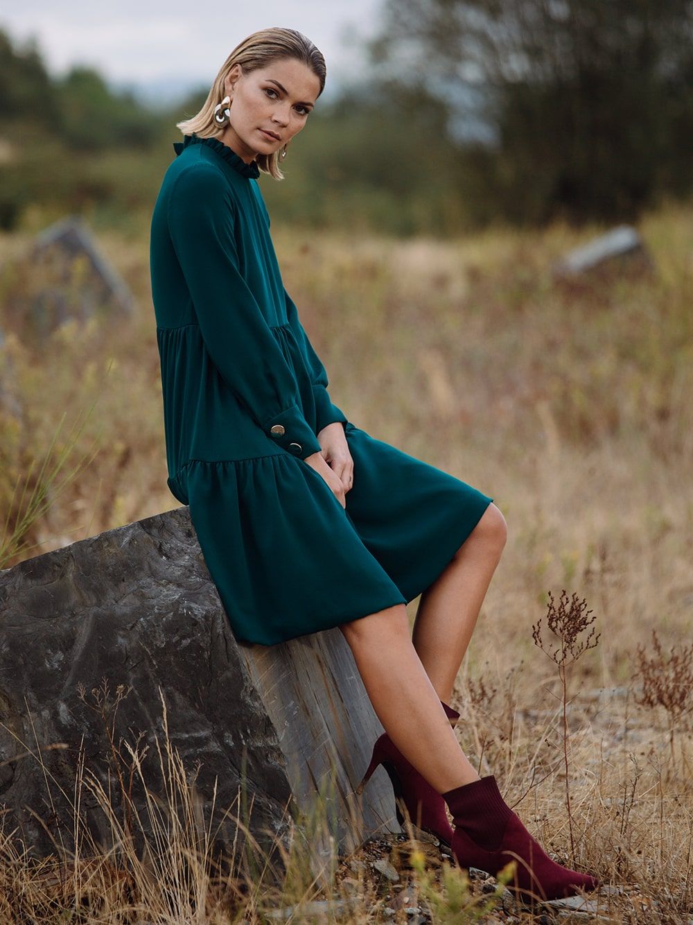 Green Dress Donna | Baguy