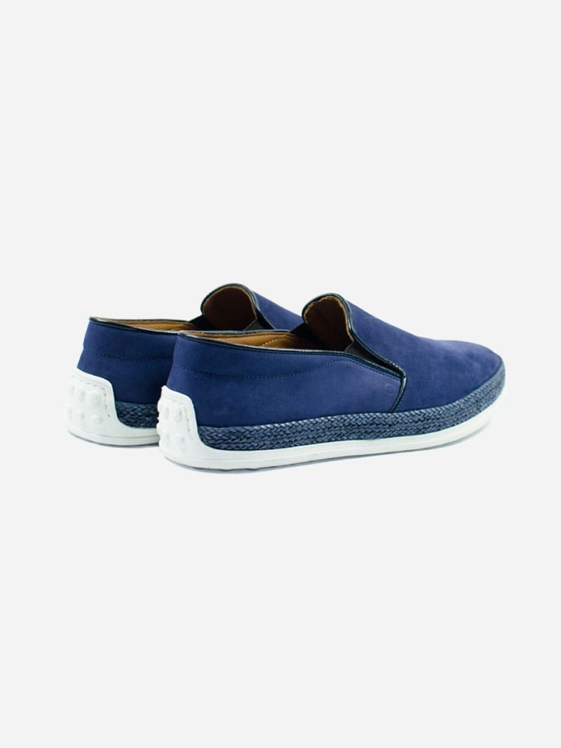 Blue Slip-On Sneakers | Lemoke