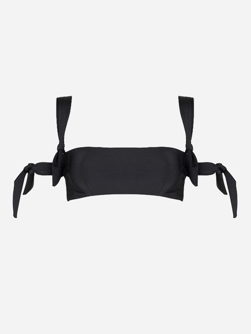 Beauvoir Black Bikini Top | Fabiana Baumann