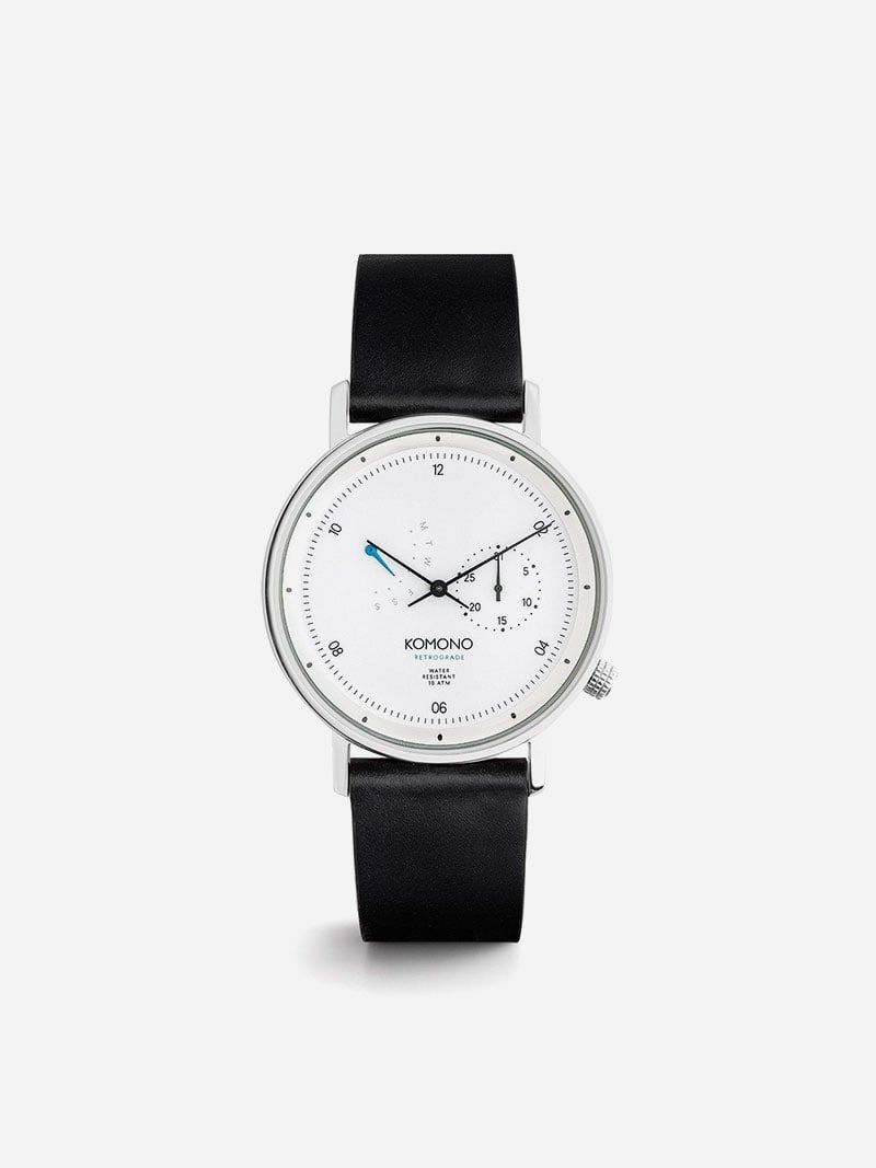The Walther Retrograde White Watch | Komono