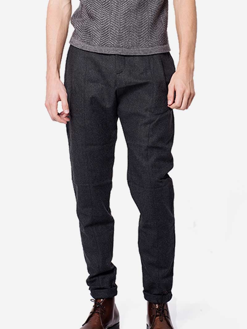 Flannel Grey Trousers | Nair Xavier