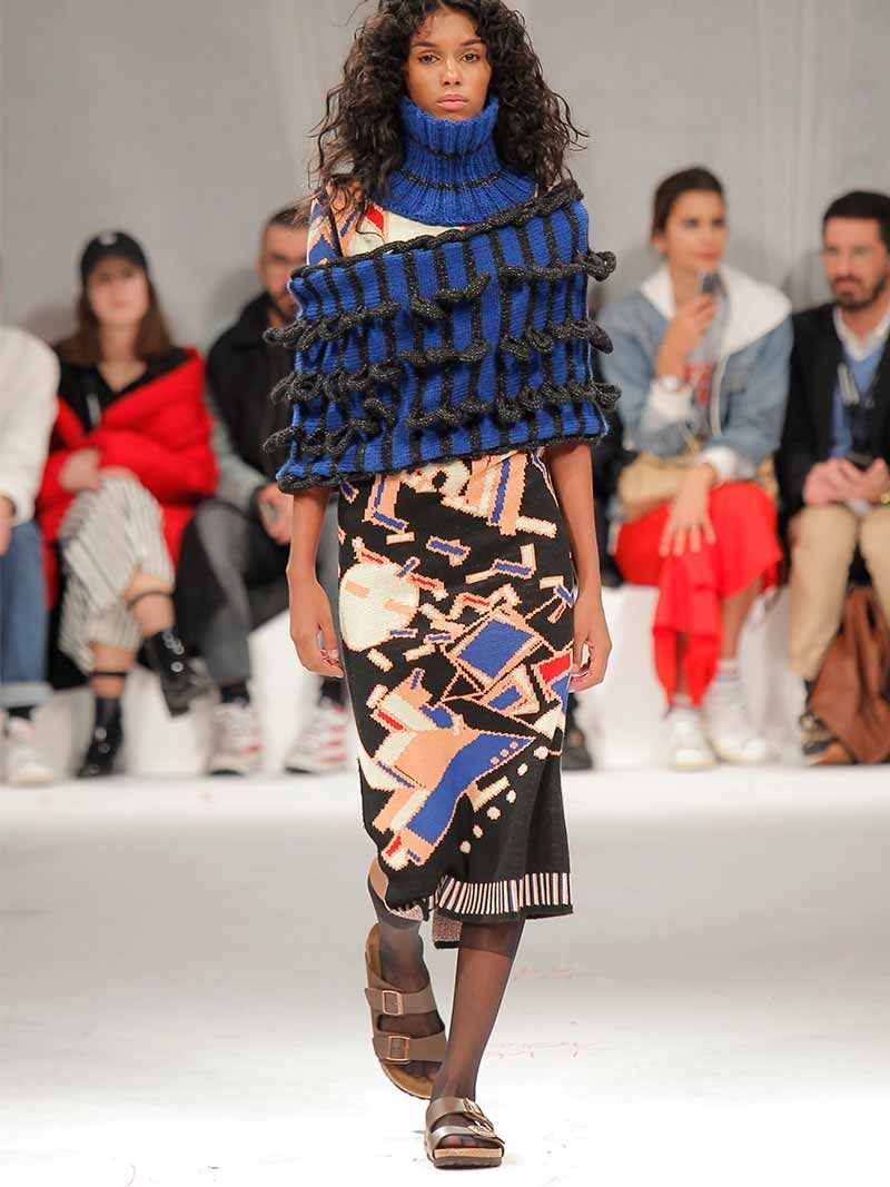 Jacquard Knitwear Dress | Susana Bettencourt