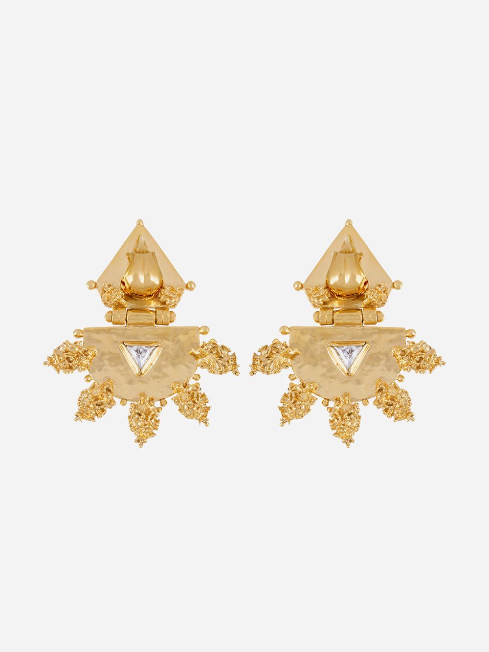 Gold Earring Rebirth Medium Geometric | Carolina Curado