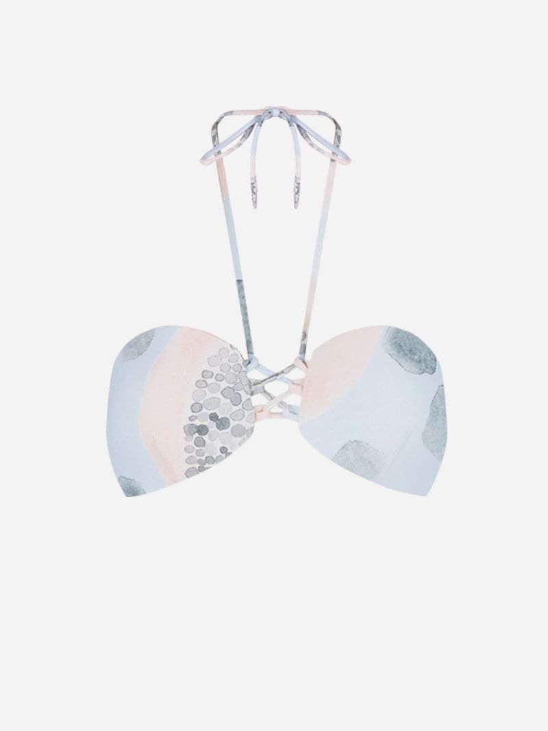 Yoko Aquarelle Bikini Top | Fabiana Baumann