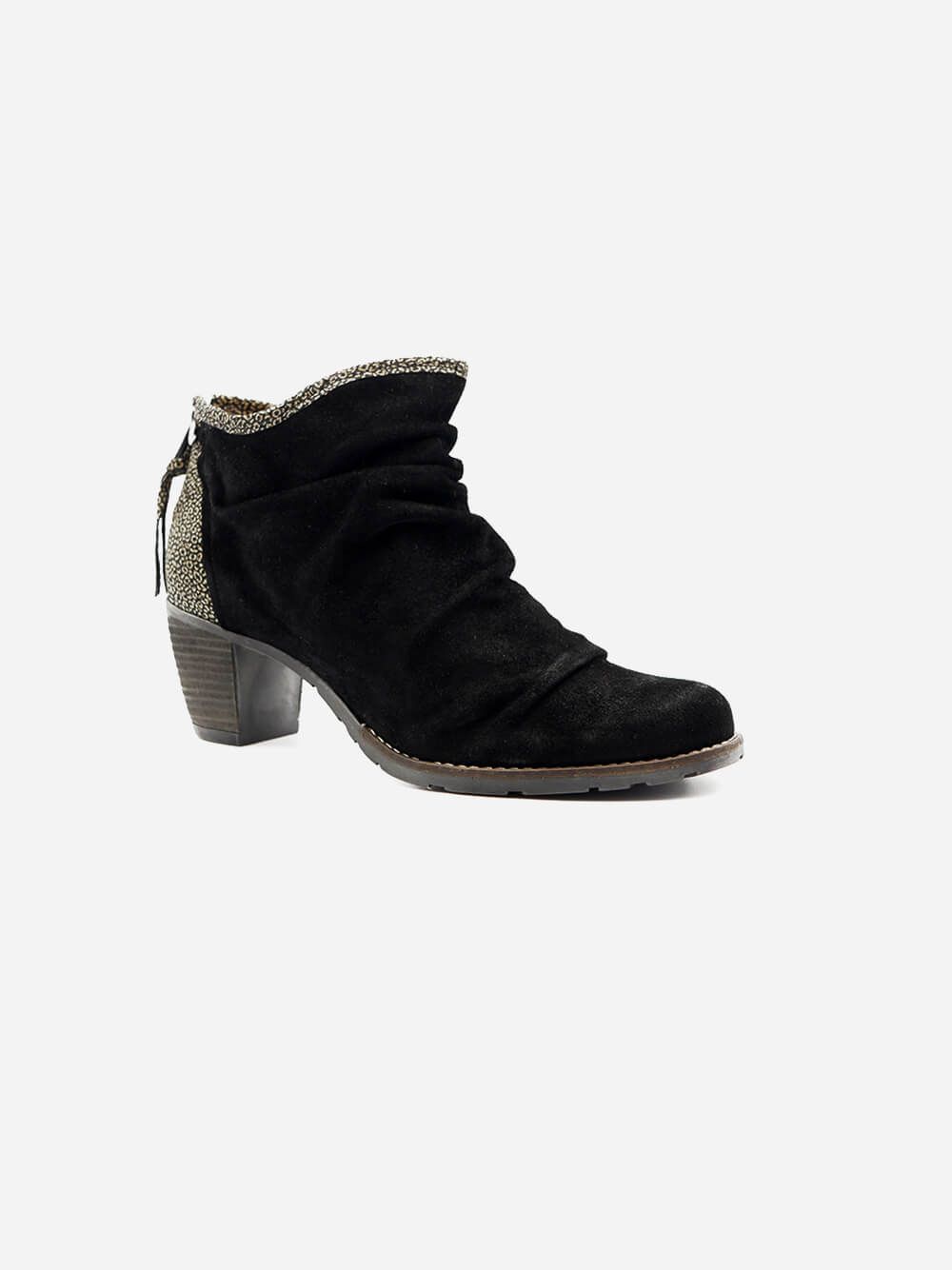 Carter Black Ankle Boots | Dkode