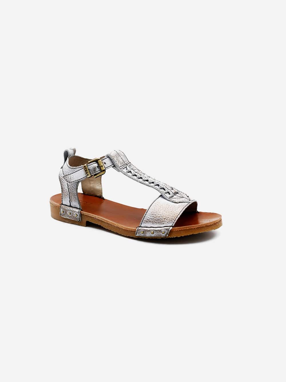 Helga Bronze Metal Sandals | Dkode