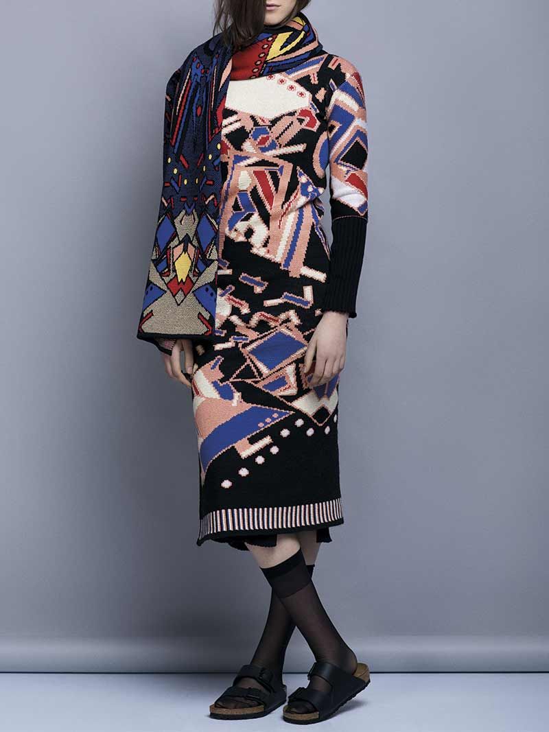 Jacquard Knitwear Dress | Susana Bettencourt
