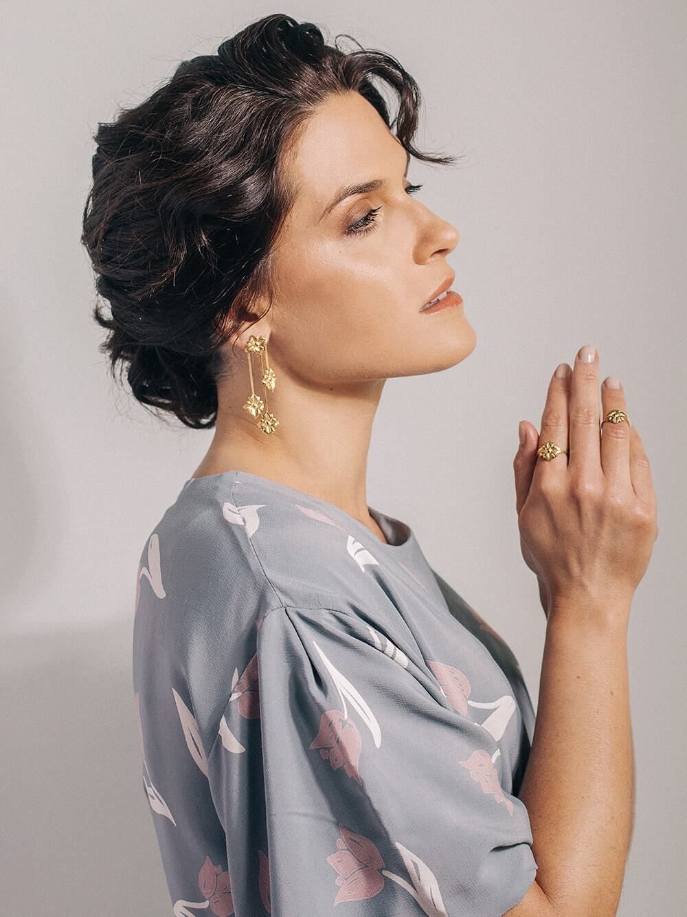 Gold Earrings Teluzgp | Joana Mota Capitão