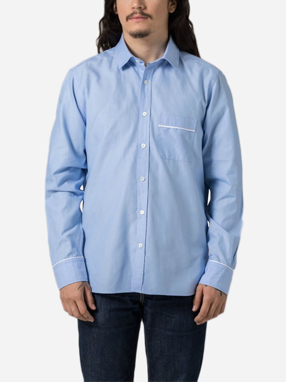 Work Hard Blue Oxford Shirt | The Board