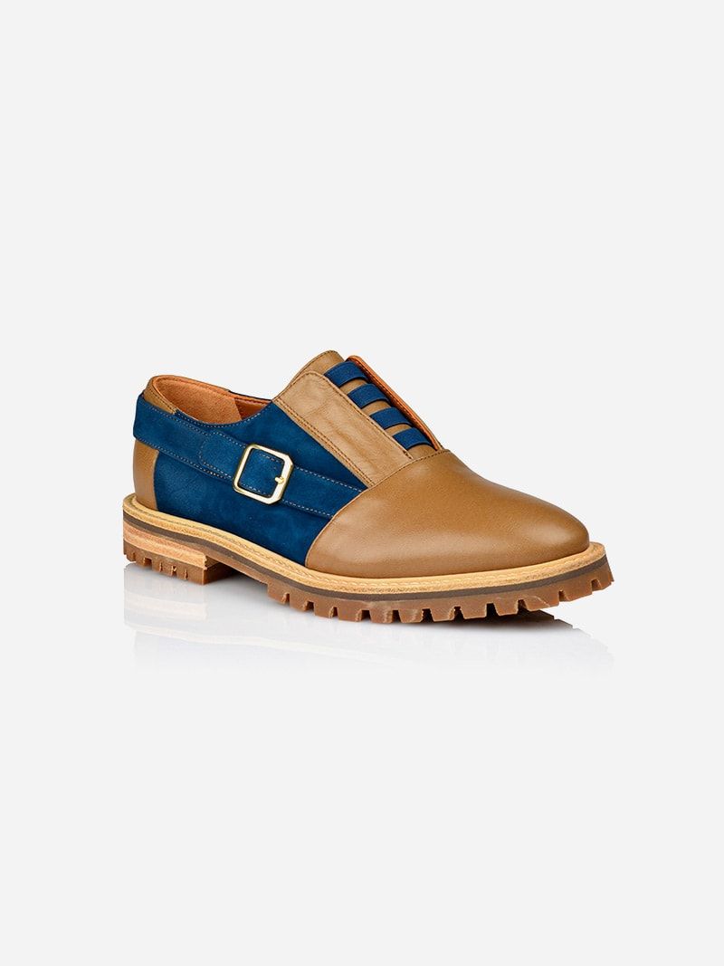 Buckle on Blue Shoes | JJ Heitor