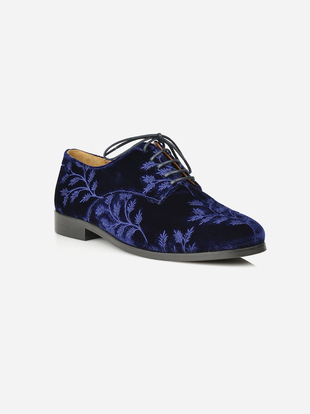 Blue Embroidery Shoes | JJ Heitor