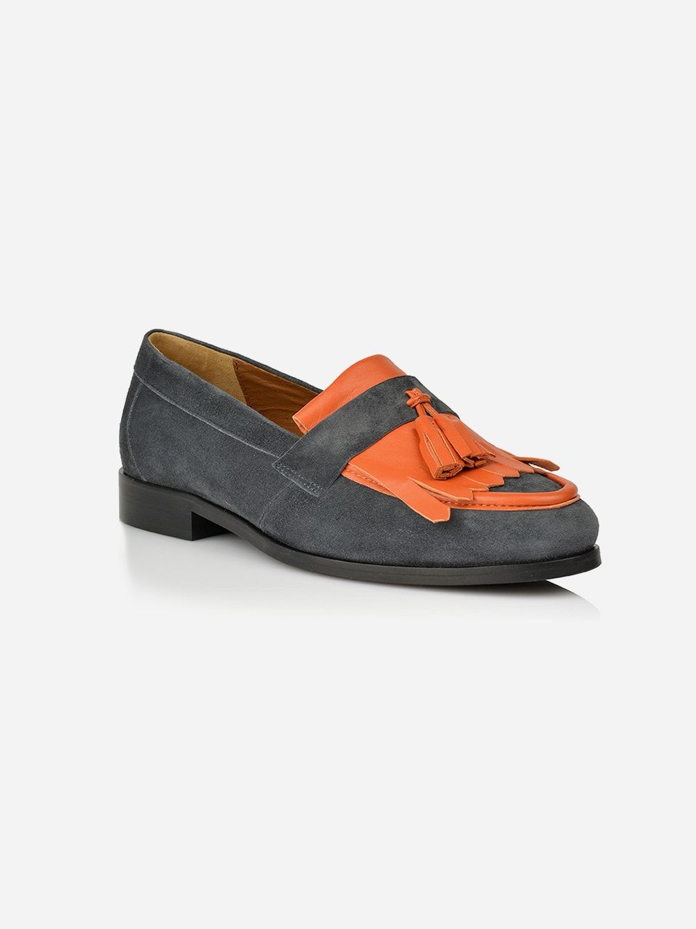 Orange Tassel Loafers | JJ Heitor