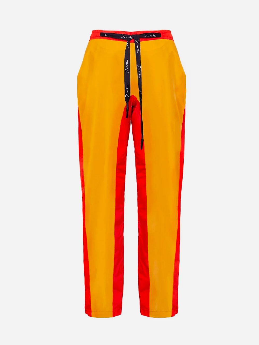 Calças Yellow & Red Panelled 