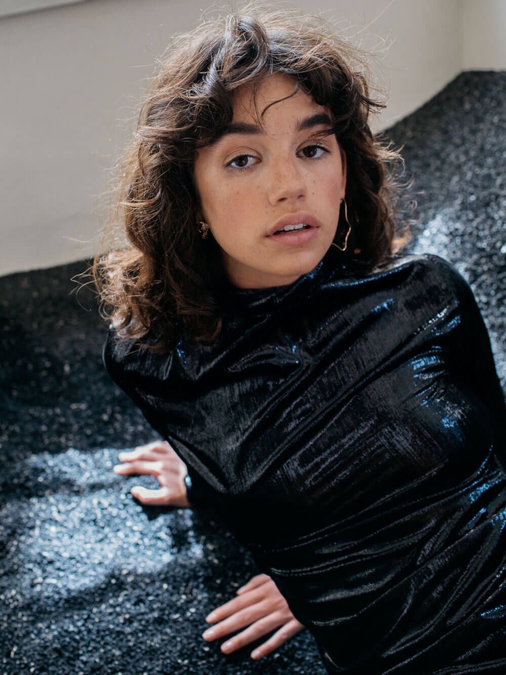 Black Venus Midi Dress | Carolina Machado 