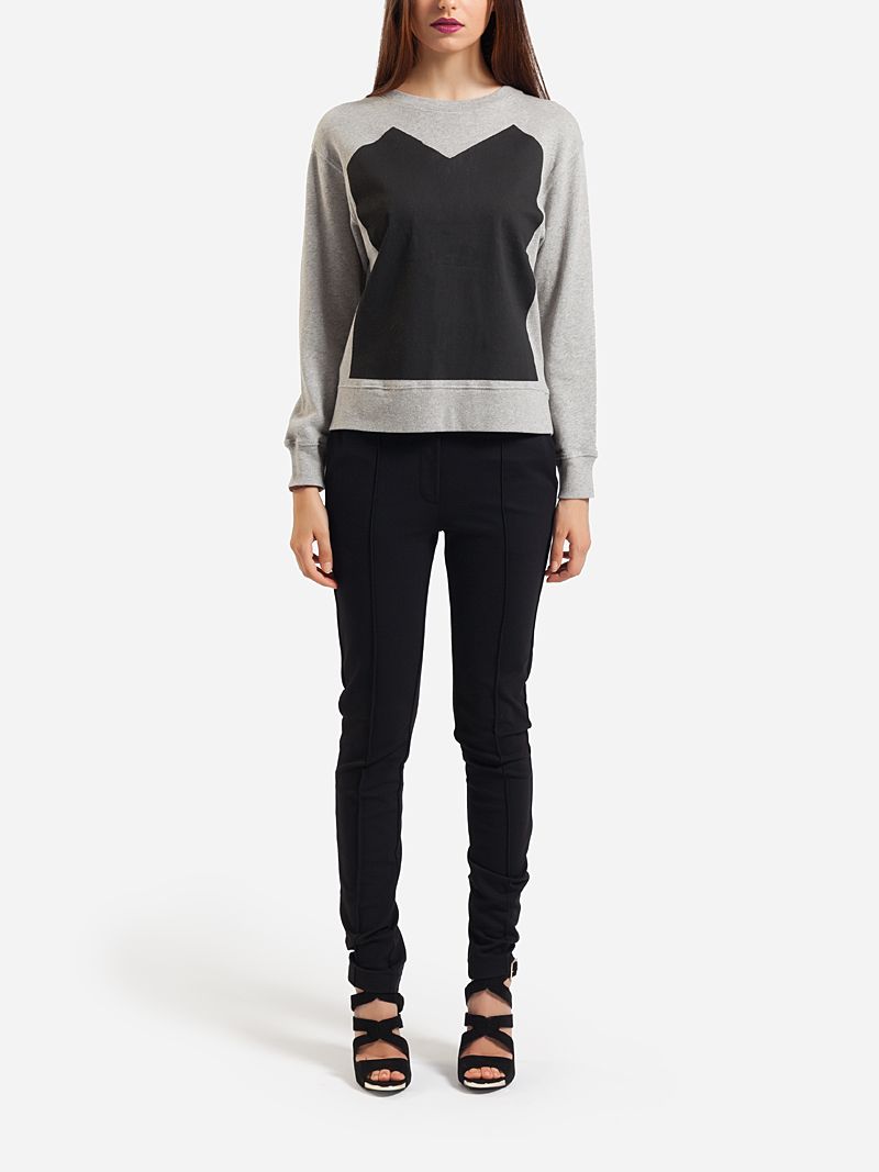 grey sweater