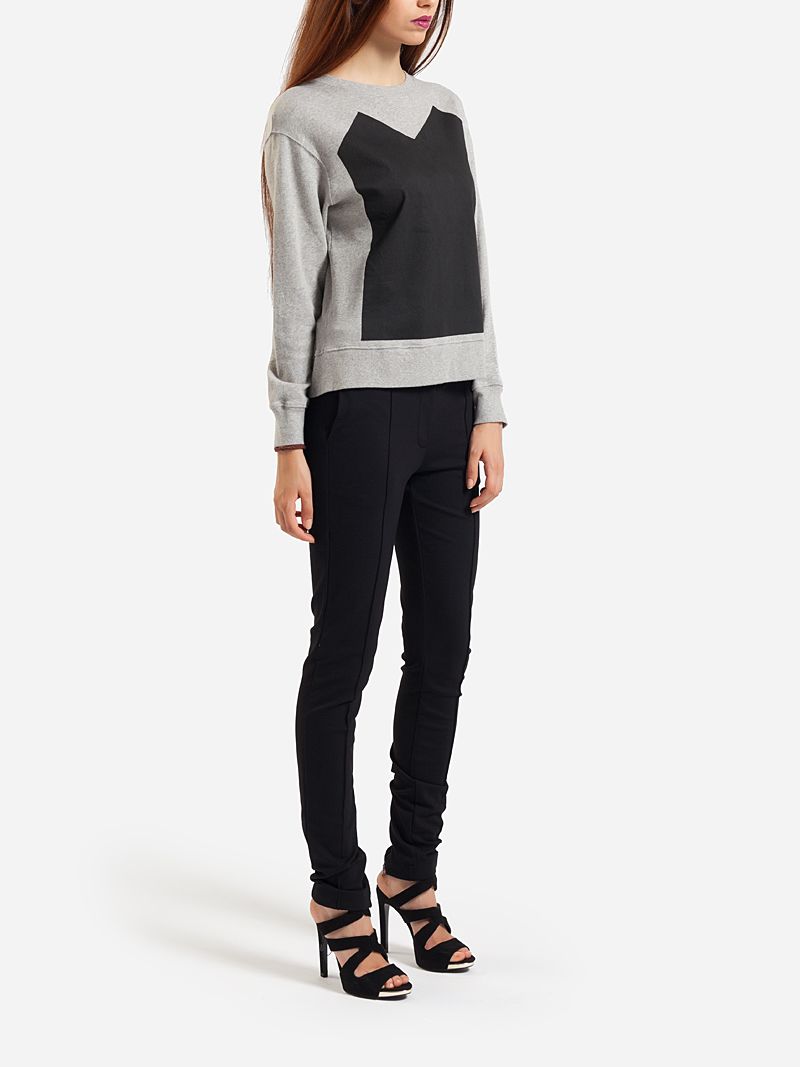 grey sweater