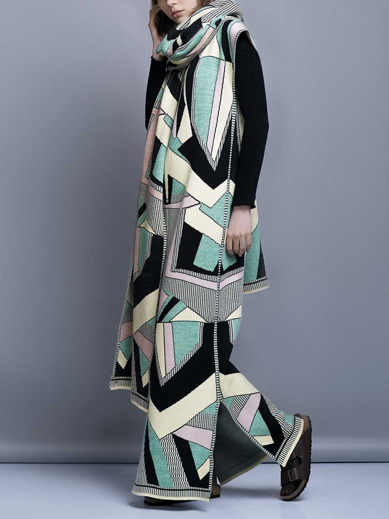 Jacquard Extra Long Dress | Susana Bettencourt