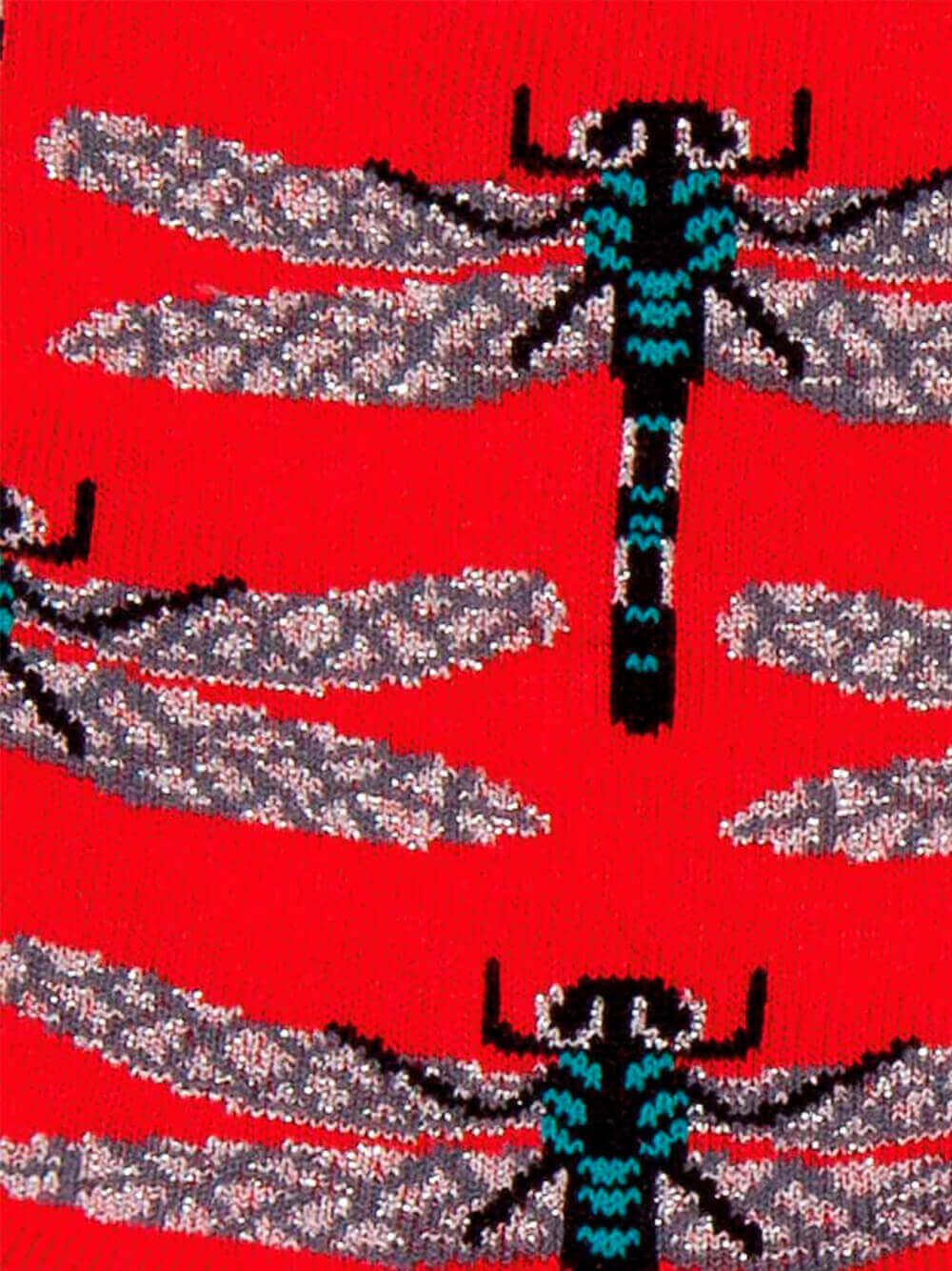 Dragonflies Socks with Lurex | Lolo Carolo