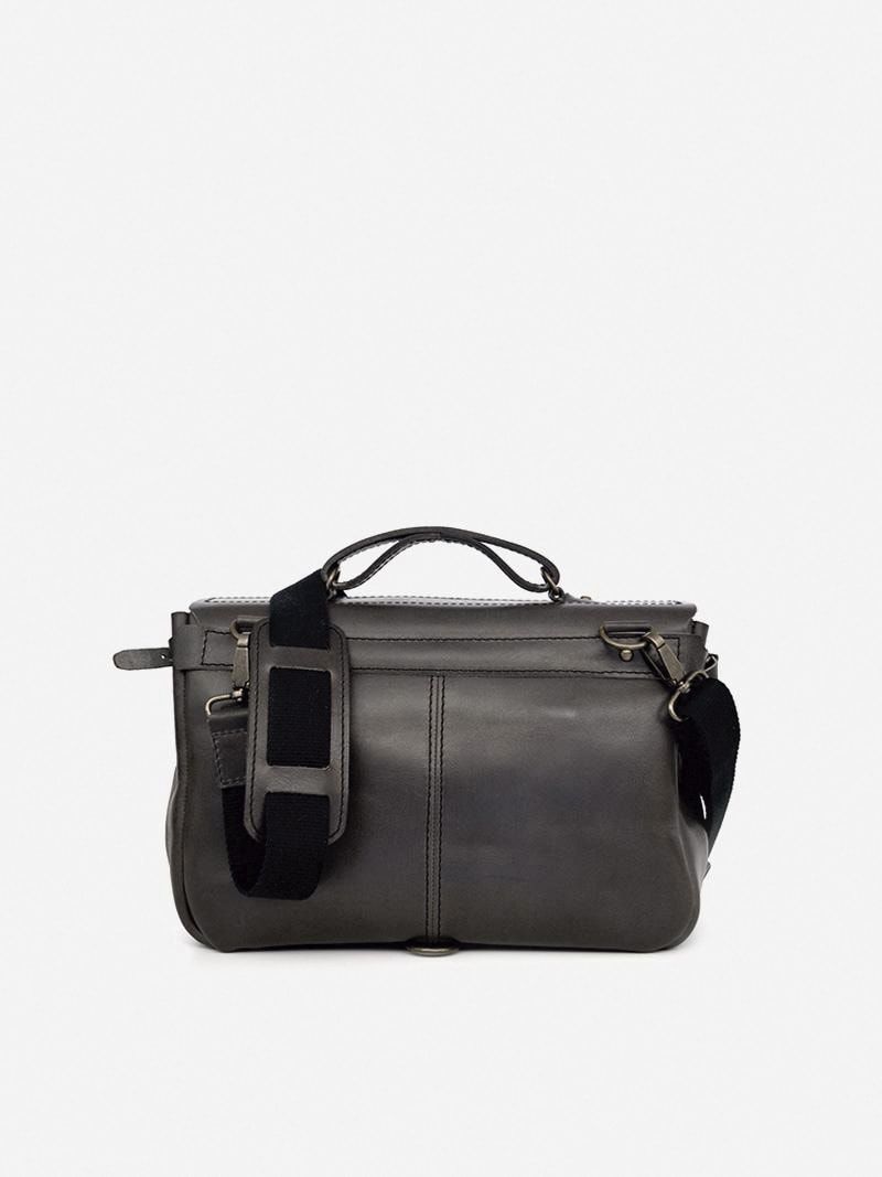 Aire Grey Messenger Bag | Ideal & Co