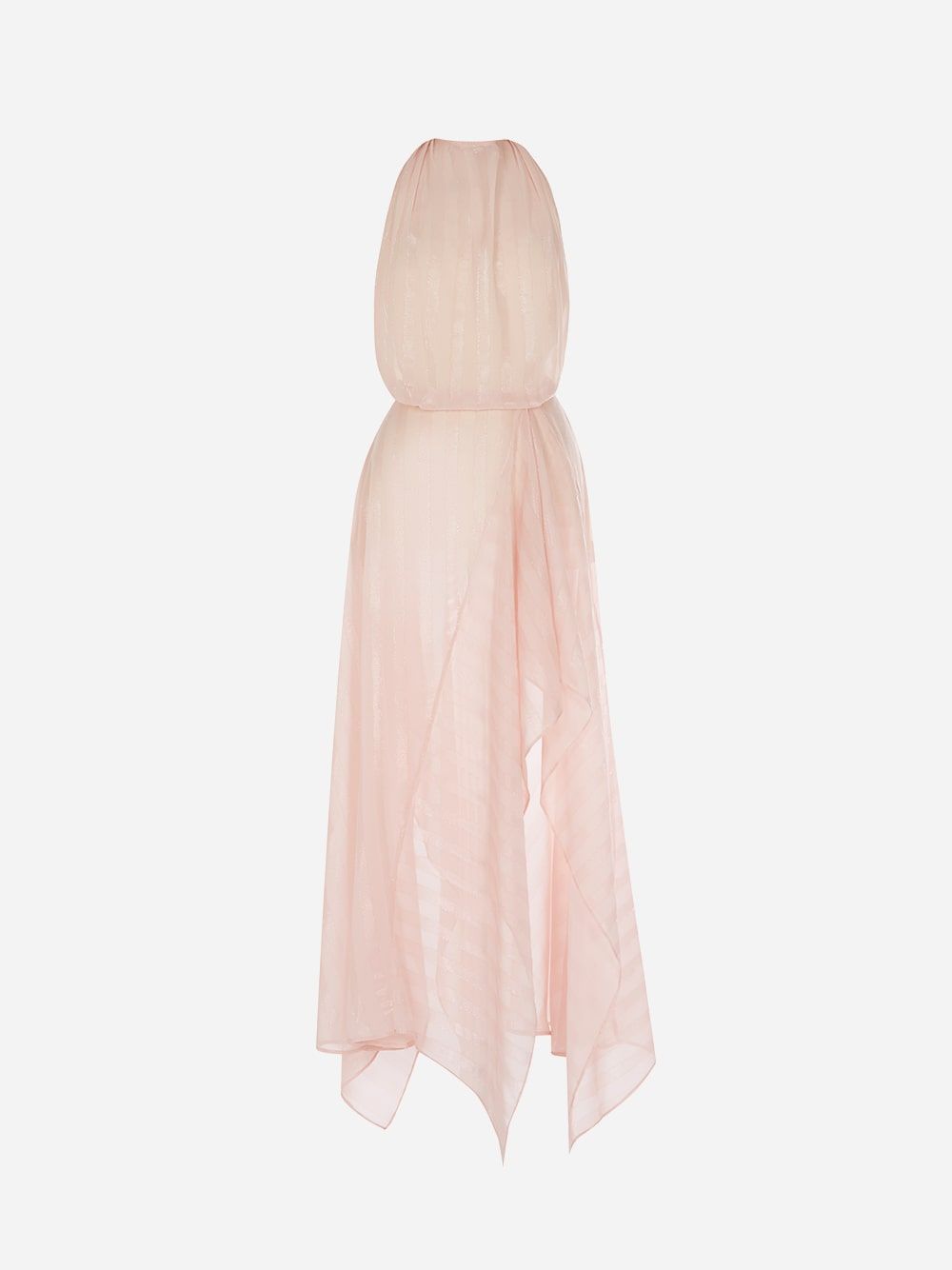 Pink Asymmetric Dress | Diogo Miranda 
