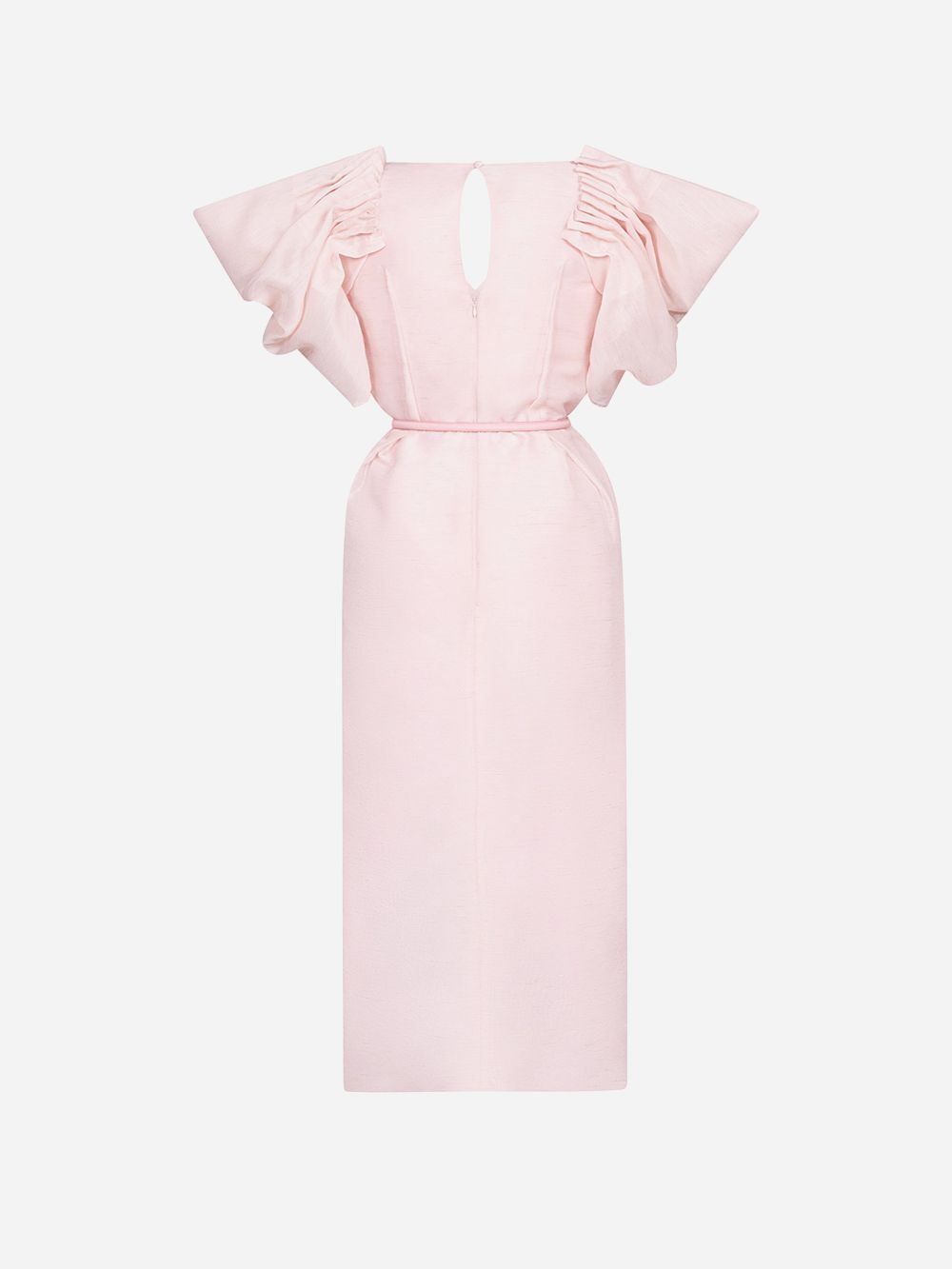 Pink Belted Dress | Diogo Miranda