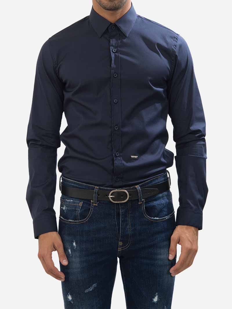 Classic Night Blue Shirt | Inimigo Clothing