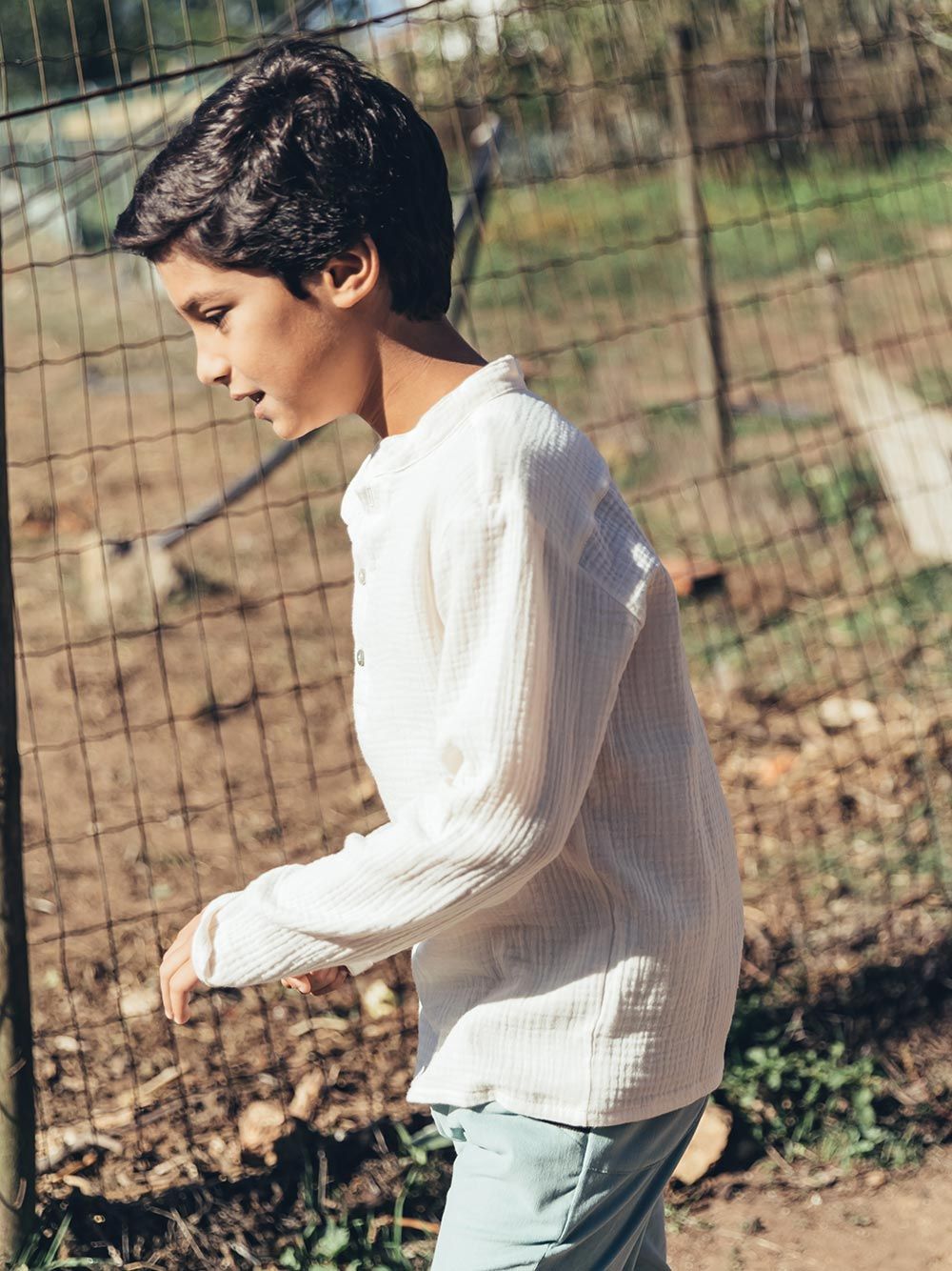 Camisa Ivory Sparrow | Paper Boat