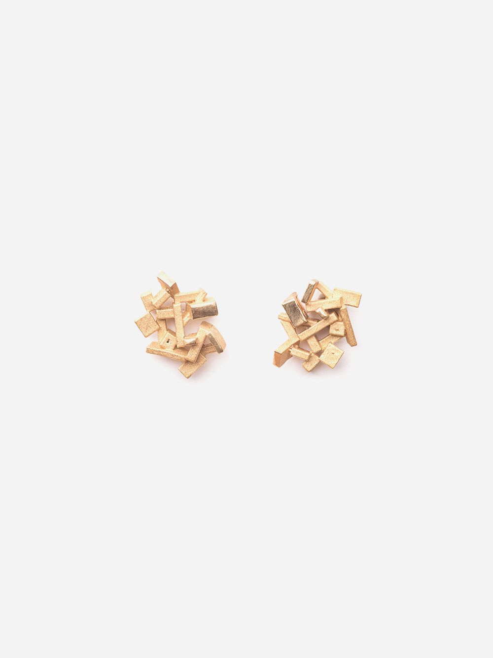 Yellow Gold Earrings City Affairs - V14 | Kathia Bucho