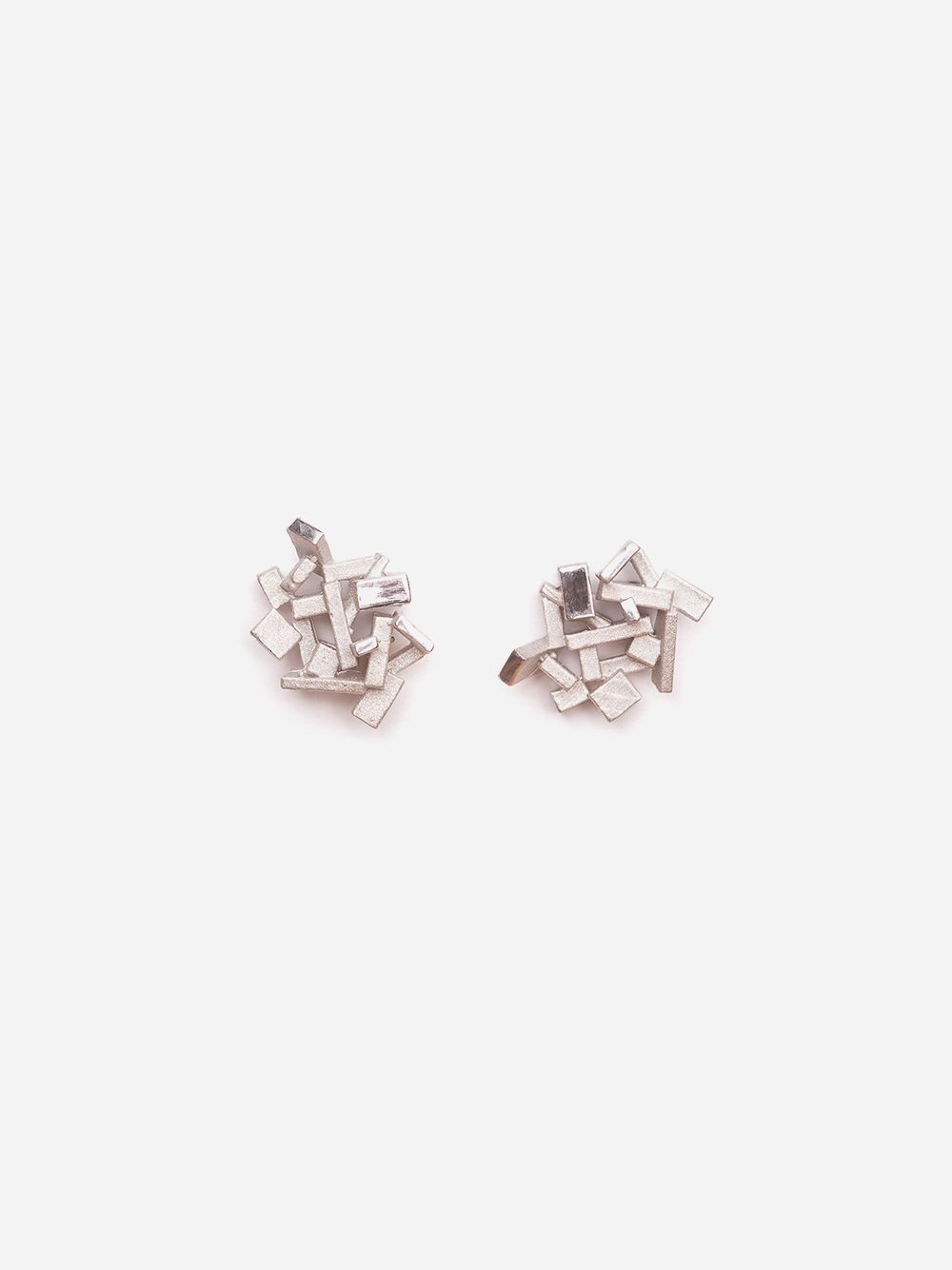 Silver Earrings City Affairs - V15 | Kathia Bucho