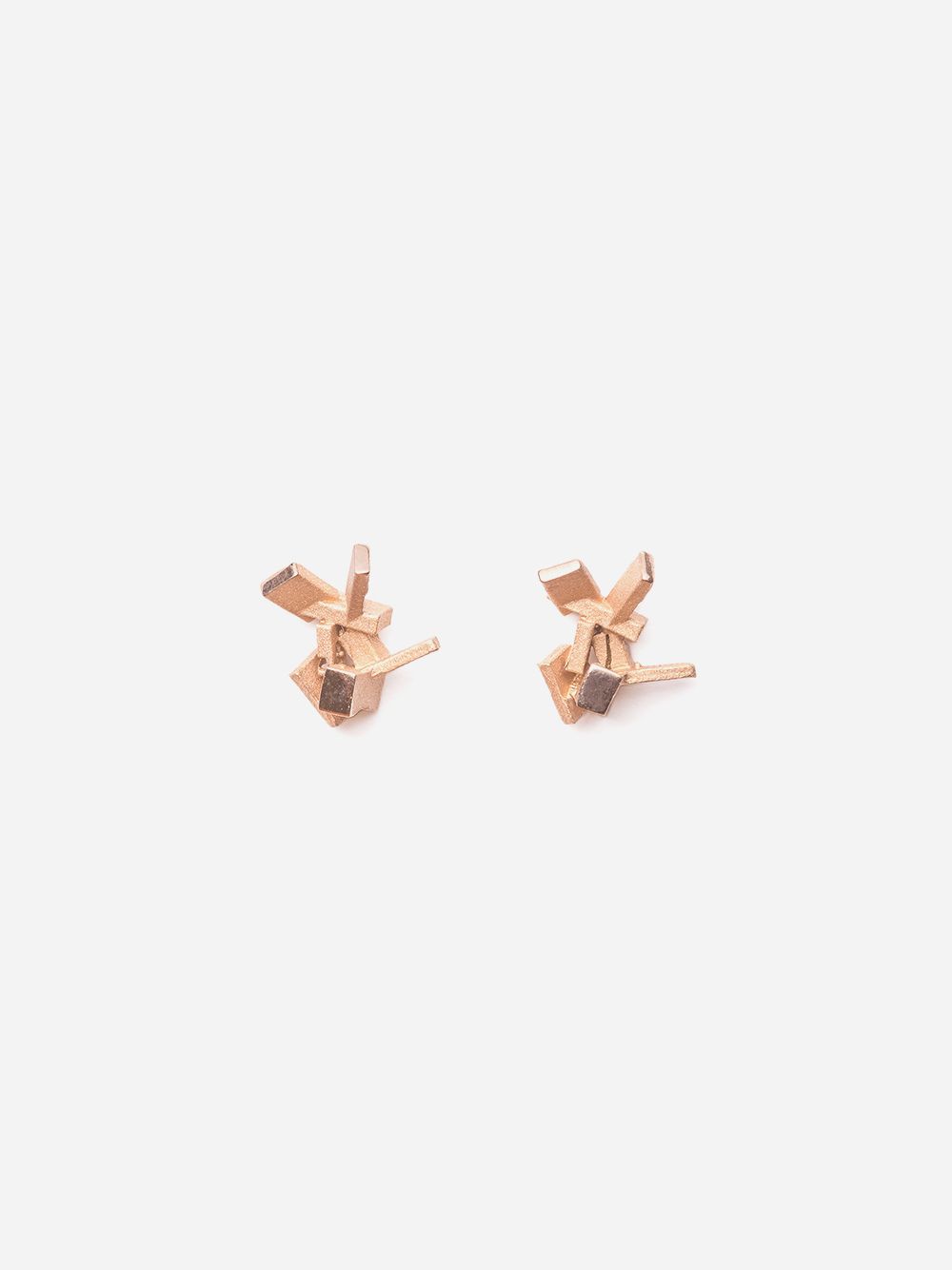 Rose Gold Earrings City Affairs - V18 | Kathia Bucho