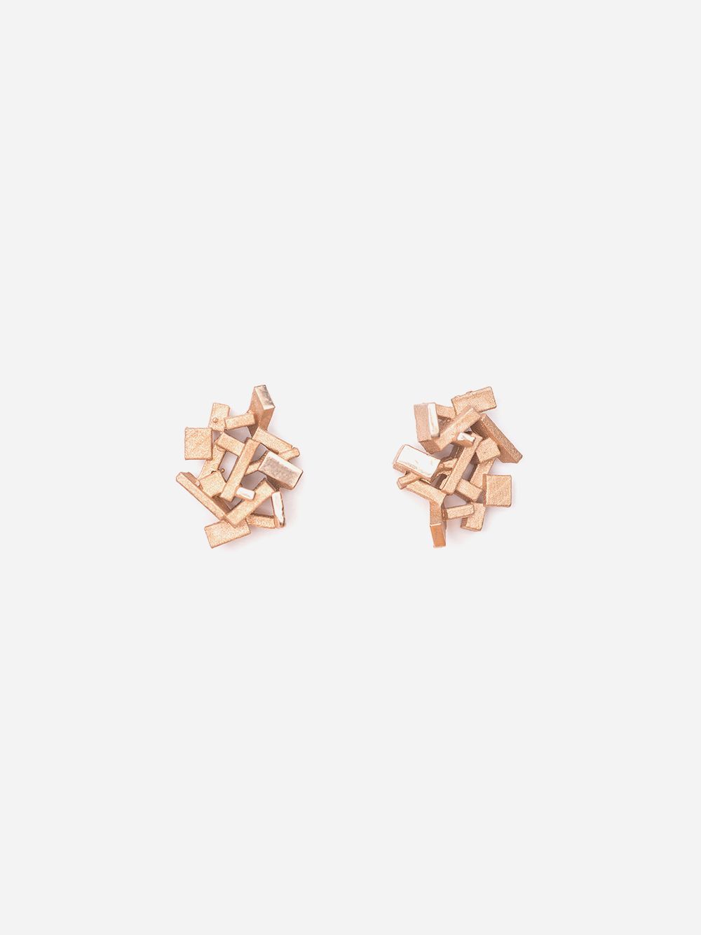 Rose Gold Earrings City Affairs - V13 | Kathia Bucho