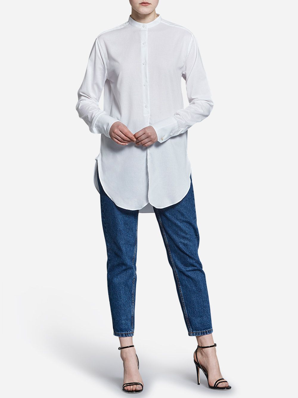 Camiseiro Branco Comprido Jungle | A-line Clothing