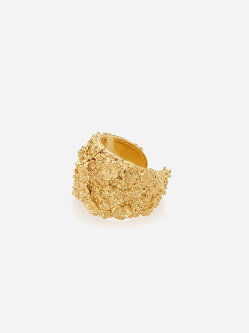 Miosotis Chunky Golden Ring | Sopro