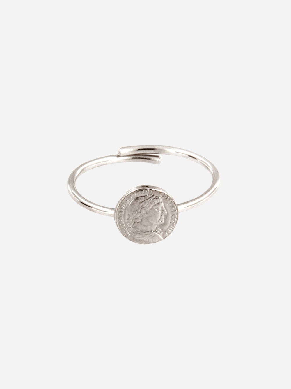Mini Coin Silver Ring | Mesh Jewellery 