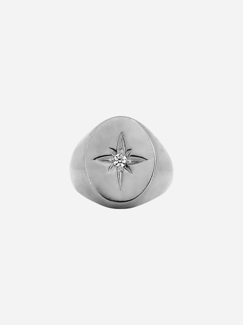 Silver Polar Star Ring | Mesh Jewellery