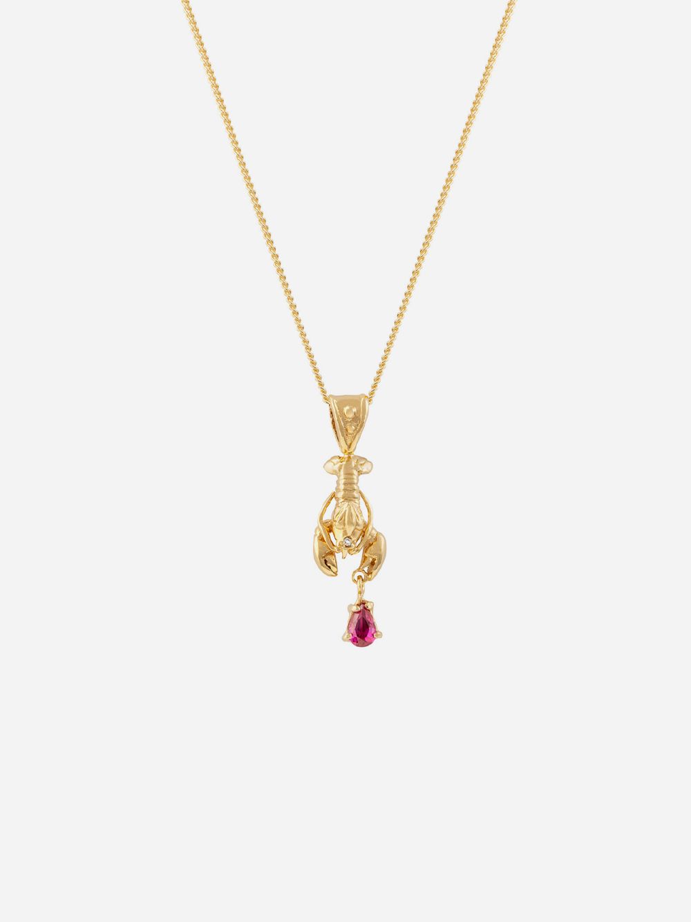 Colar Baby Lobster Pendent Rubi