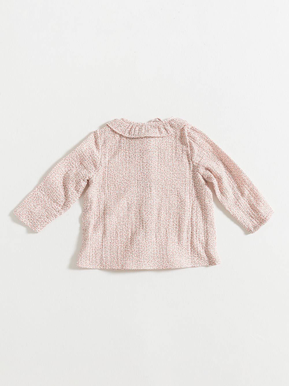 BLOUSE / PINK FLOWERS GAUZE | Grace Baby and Child