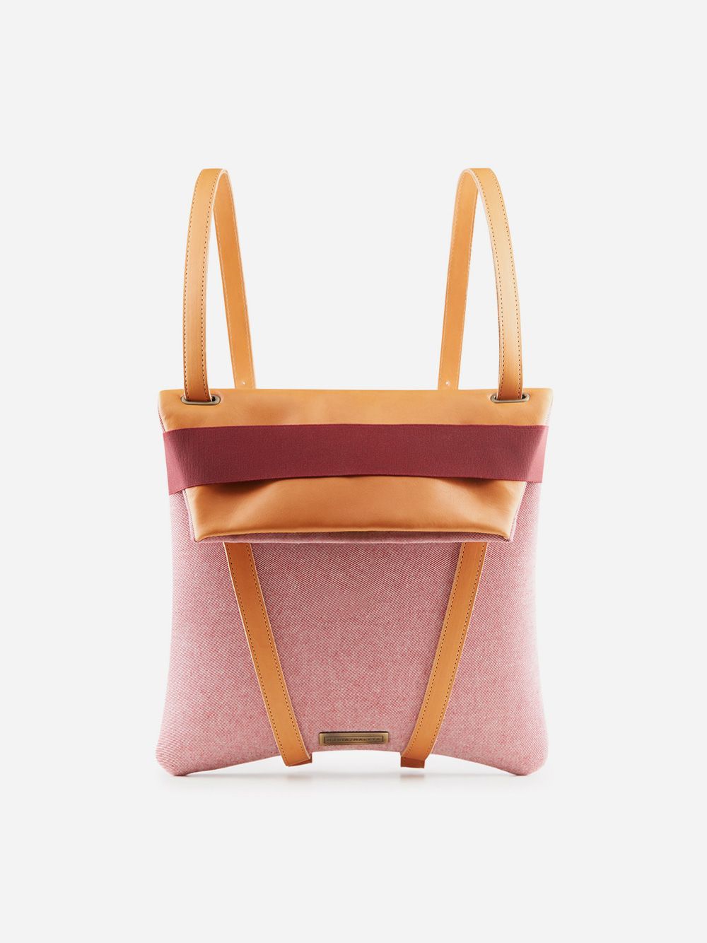 Camel and Pink Gentle Backpack | Maria Maleta