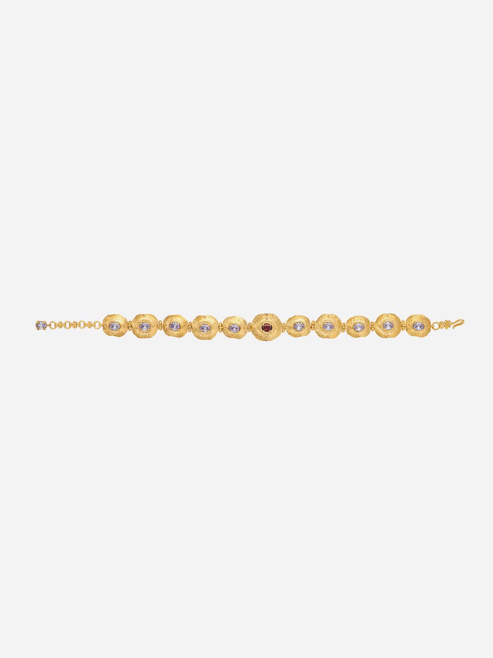 Beauty Queen Choker - Ruby Dark & Lavanda