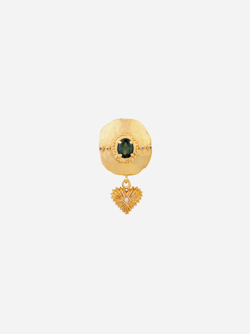 Beauty Queen Heart M Earring – Single Earring