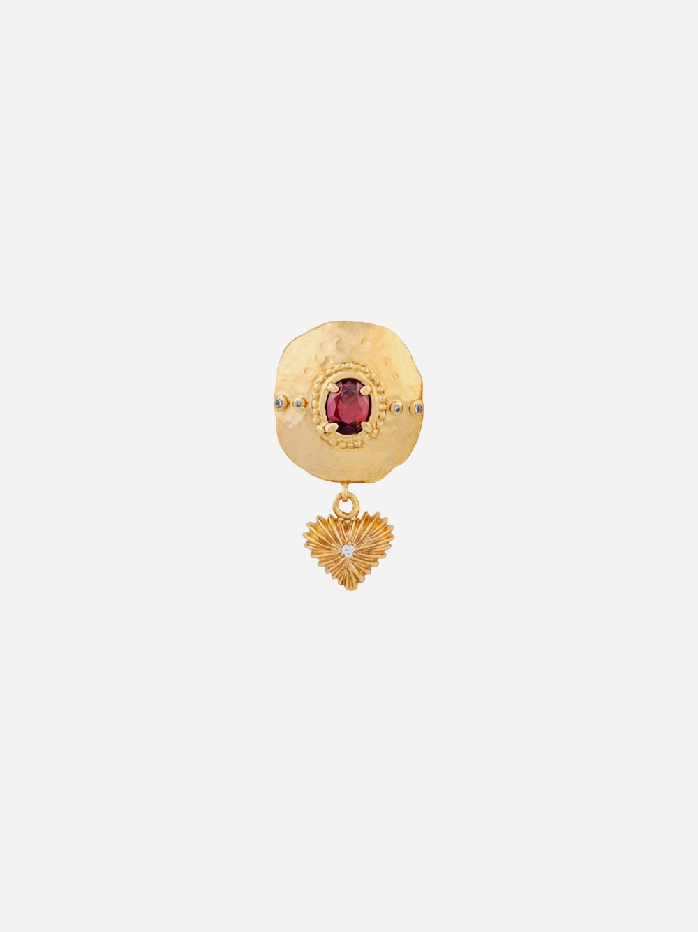 Beauty Queen Heart M Earring – Single Earring