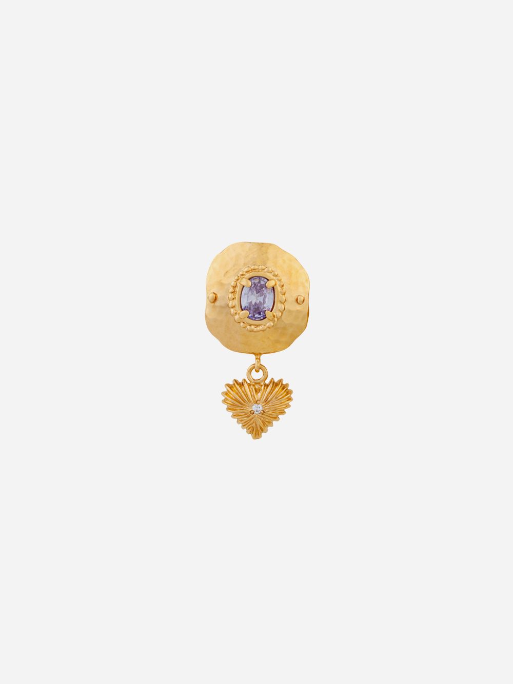 Beauty Queen Heart M Earring – Single Earring