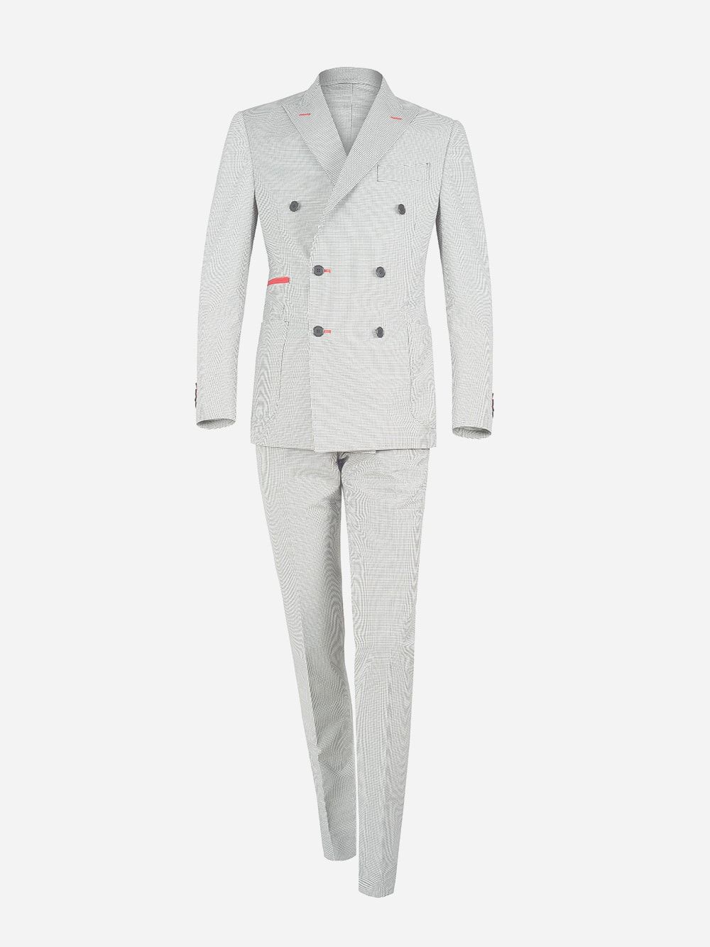 Black and White Vichy Suit | Nair Xavier 