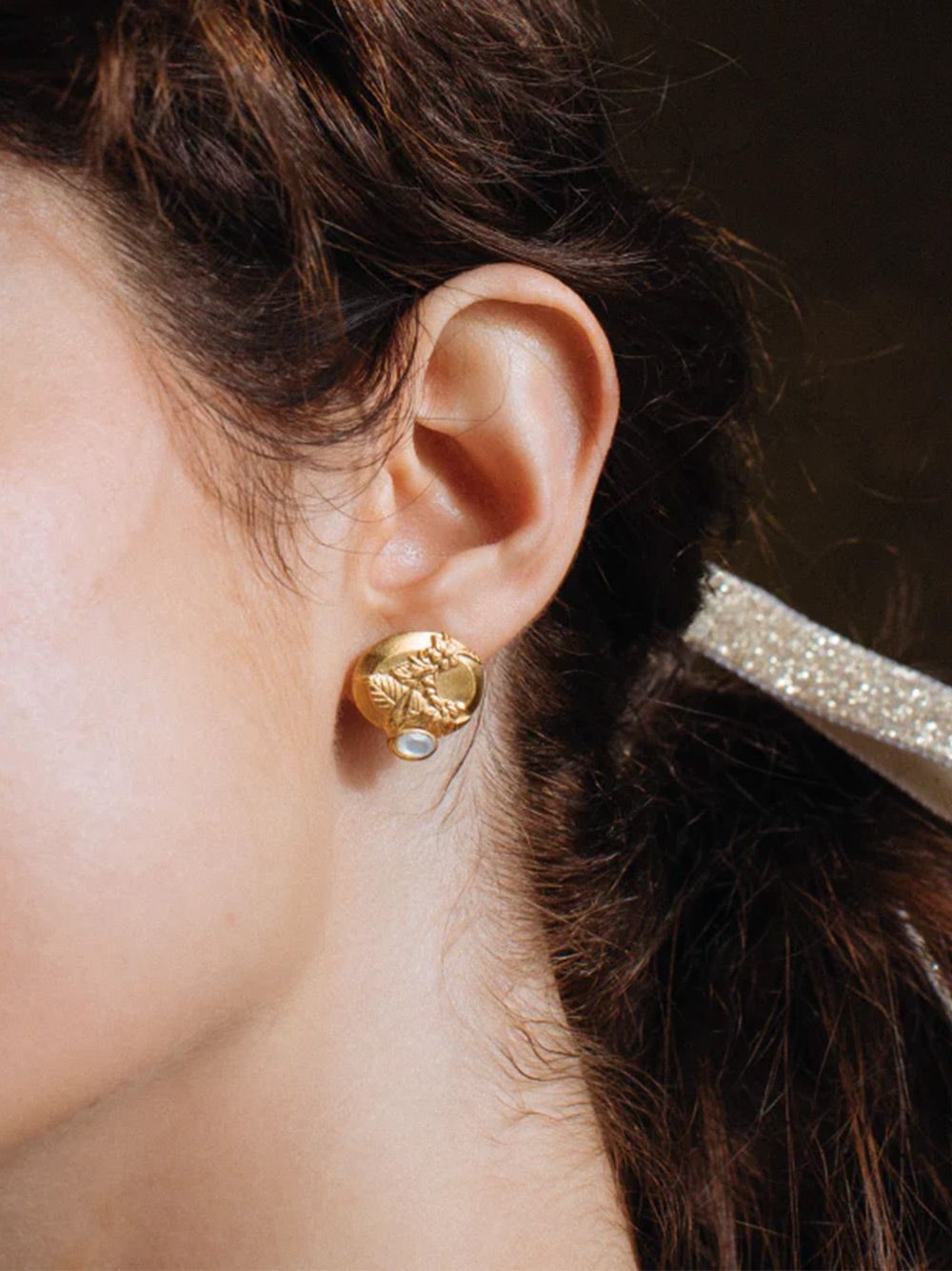 Parfum bottle earrings